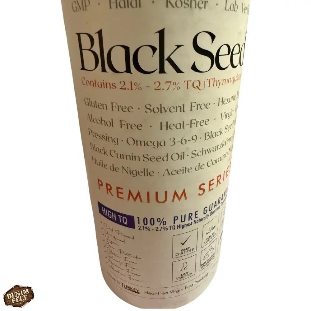 Adalin Black Seed Oil 250ml | Cold Pressed, Glass Bottle, Pure TQ 2.1–2.7% NEW - Picture 10 of 16
